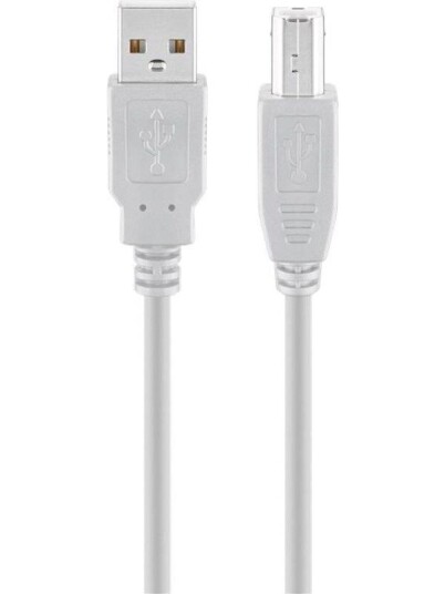 Pro USB 2.0 Hi-Speed cable grey - 3 m