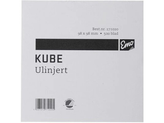 Emo Kube Emo 98X98Mm Limt 500 Blad Ulinjert Emo Kube Emo 98X98Mm Limt 500 Blad Ulinjert