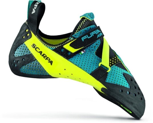 Scarpa Furia Air Climbing Shoes Men Baltic Blue/Yellow 43 Scarpa Furia Air Climbing Shoes Men Baltic Blue/Yellow 43