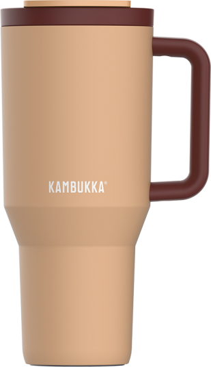 Termokrus Med Teleskopisk Sugerør Kambukka Rio Tumbler 950Ml Almond Dream Termokrus Med Teleskopisk Sugerør Kambukka Rio Tumbler 950Ml Almond Dream