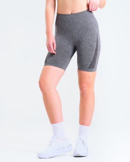 LEVITY Solar Seamless Shorts Dark Grey Marl XS