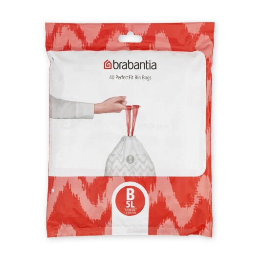 Brabantia PerfectFit avfallspose 40 stk. 5 liter