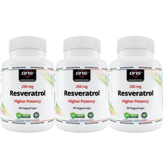Dns 3-pack Resveratrol Higher Potency 3 x 30 kapsler