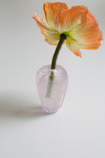 Mimou Munnblåst vase Liv Rosa