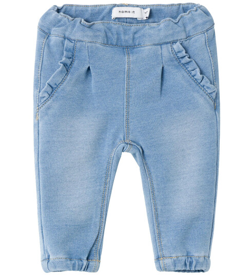 Name It Bella 6101 myke jeans til baby light blue denim