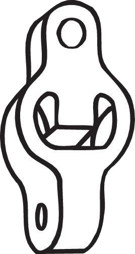 BOSAL 255-166 Gummistriper, eksosanlegg