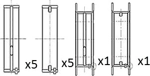 Veivaksellager FAI AutoParts BM1059 STD