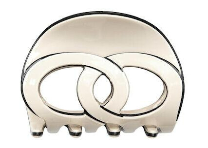 By Barb Hair Claw Coco Creme White