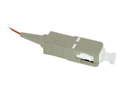 Qoltec - Nettverkskabel - Sc/Upc-Multimodus (Hann) Til Sc/Upc-Multimodus (Hann) - 3 M - Fiberoptisk - 50 / 125 Mikroner - Om2 - Halogenfri - Oransje