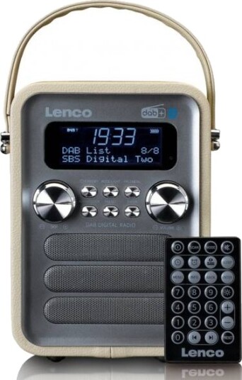 Lenco DAB+ Radio Lenco PDR-051 Beige Lenco DAB+ Radio Lenco PDR-051 Beige
