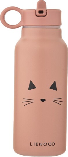 Liewood Flaske Falk 350ml, Cat Dark Rose Liewood Flaske Falk 350ml, Cat Dark Rose