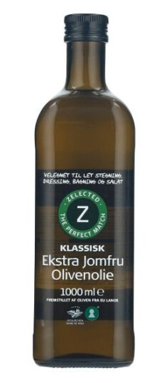 Ekstra Jomfru Olivenolie 1000ml Zelected Ekstra Jomfru Olivenolie 1000ml Zelected