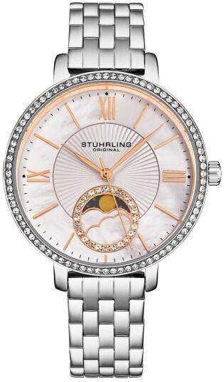 Stührling Original Dameklokke 4038.1 Horizon Hvit/Stål Ø36 mm