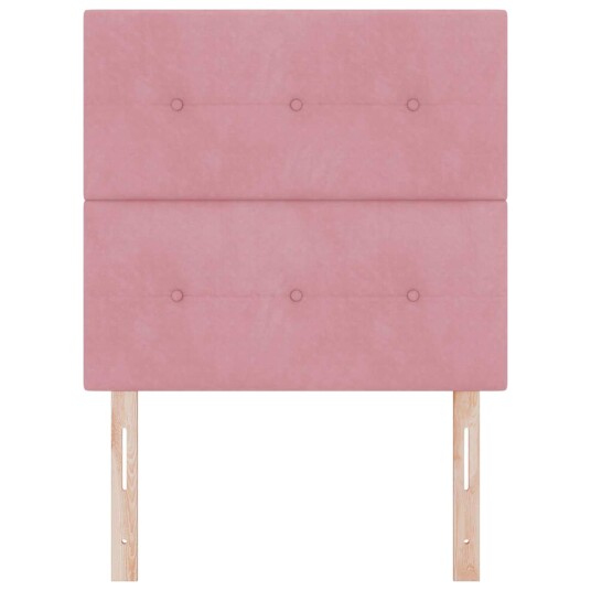 LED Hodegjerde Rosa 90 cm Fløyel