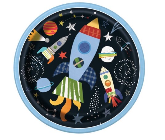 Papptallerken Verdensrommet – Outer Space Pk/8 