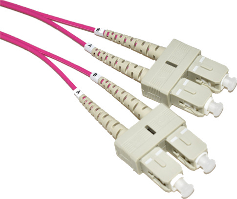 LinkIT Fiber Cord OM4 SC/SC 2m