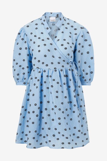 Noella Omslagskjole Tulip Aida Dress Blå