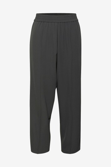KAFFE - Bukser kaSigna Cropped Pants - Grå