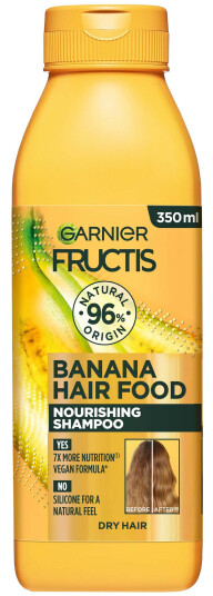 Garnier Fructis Banana Sjampo 350ml - Fuktighetsgivende og Vegansk