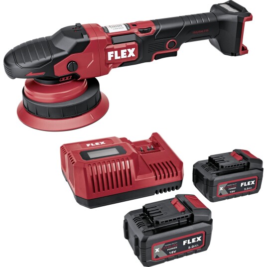 Flex Batteridrevet Poleringsmaskin Xfe 2 15 18-Ec/5, 0 Sett