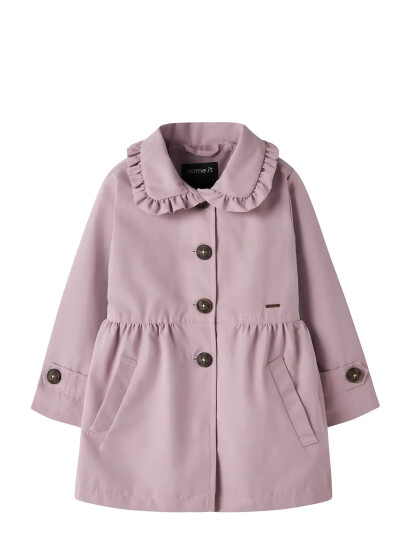 Name It Nmfmadelin Trench Coat Noos Purple 80