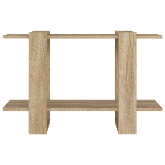 vidaXL Bokhylle/romdeler sonoma eik 80x30x51 cm