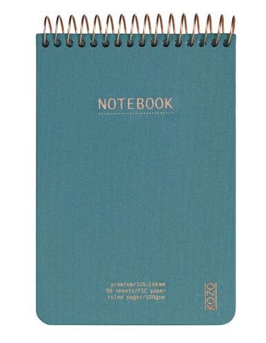 KOZO Notebook A6 Premium Steel Blue