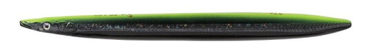 Savage Gear 3D LINE THRU SANDEEL 12.5CM 19G SINKING BLACK YELLOW GLOW