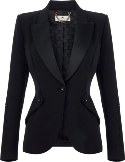 Elisabetta Franchi Dame Jakker Svart L,