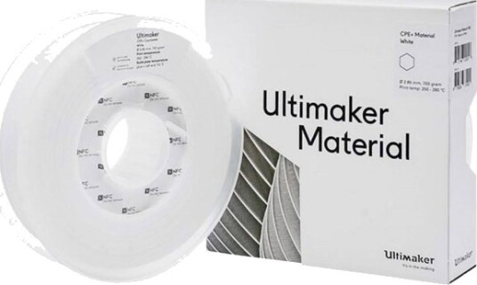 Ultimaker CPE+ Filament 2.85 mm 700 g Hvit 1645