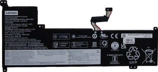 Lenovo/Lg-Batteri L19l3pf4 11,4V 42Wh 3-Celler 5B10W89839 Lenovo/Lg-Batteri L19l3pf4 11,4V 42Wh 3-Celler 5B10W89839