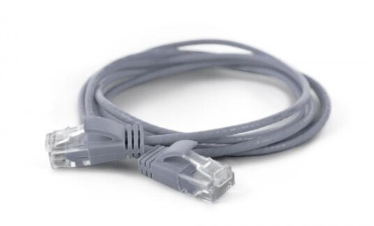 Wantec 7303 5 M Cat6a U/Utp Utp Rj-45 Rj-45 Grå