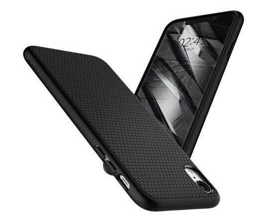 Spigen Liquid Air Baksidedeksel til iPhone XR - Matt Svart