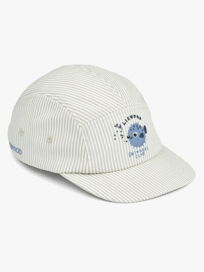 Liewood Rory Seersucker Cap Khaki green 49