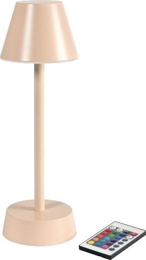 Duni Zelda oppladbar bordlampe rosa