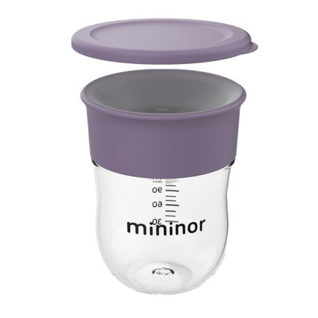 Mininor Training Cup 220 Ml Lilac Flower Mininor Training Cup 220 Ml Lilac Flower