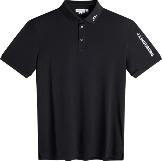 J.Lindeberg Tour Tech Polo Svart Golf pologenser herre Black X Small