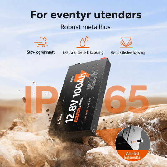 Lifepo4 Slim Batteri