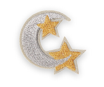 Sticker Moon and Star