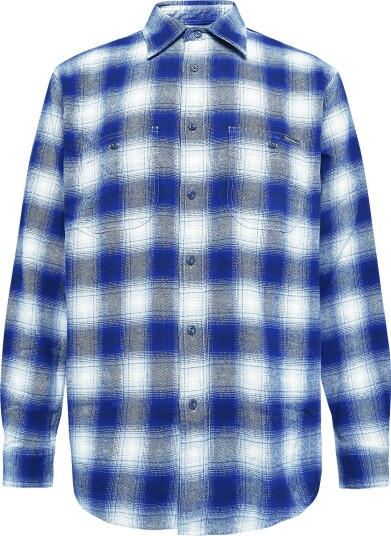 Nudie Jeans Julian Worker Shirt Checked Blue Blue M