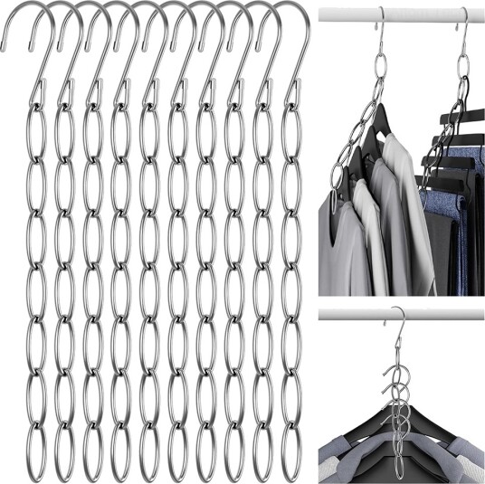 Multihenger for kleshengere – 10 pakning / kleshengerkjede Multihenger for kleshengere – 10 pakning / kleshengerkjede