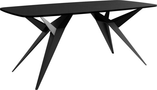 Elvora Matbord 160 cm Rektangulær - Svart