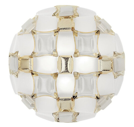 Slamp Mida Taklampe/Vegglampe Medium White/Gold Slamp Mida Taklampe/Vegglampe Medium White/Gold