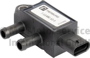 Sensor, avgasstrykk PIERBURG 7.11492.12.0