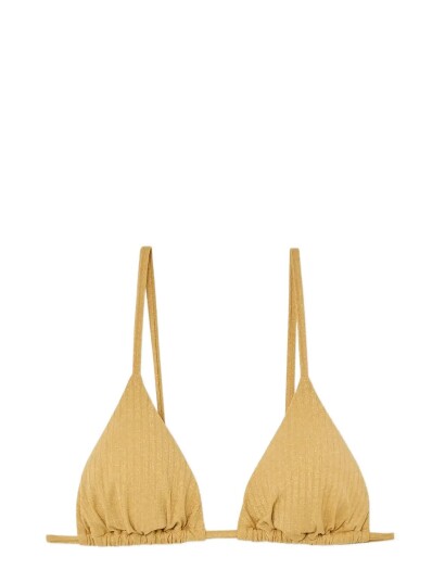 Etam Tanza Wireless Triangle Bra Gold L