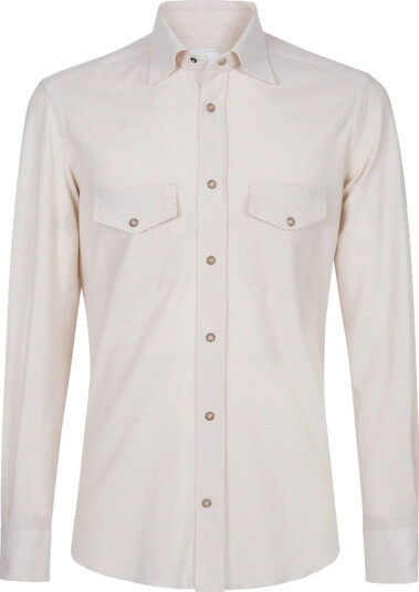 Eleventy Herre Skjorter Beige 2XL,