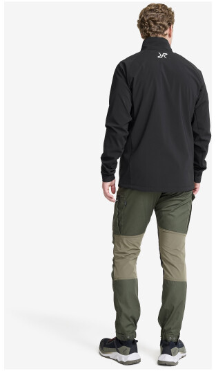 Revolutionrace Jakker Softshelljakker Exciter Light Softshell Jacket Herre Black XL