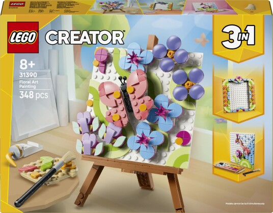 Lego Dekorativt Blomstermaleri