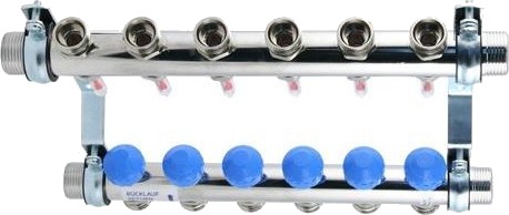 Manifold 6 Kredse M/Flowmeter Manifold 6 Kredse M/Flowmeter
