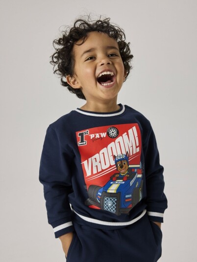 Name It Odin Paw Sweat Blå 86